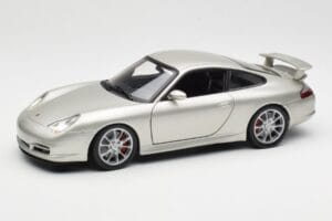 Porsche 911 996 GT3 Silber Hot Wheels 1:18 C2590 Metall