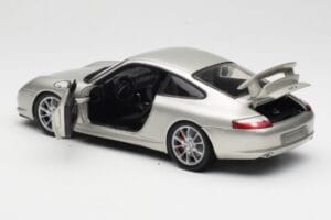 Porsche 911 996 GT3 Silber Hot Wheels 1:18 C2590 Metall – Bild 5 von 8