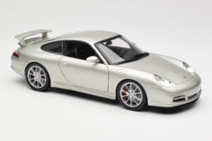 Porsche 911 996 GT3 Silber Hot Wheels 1:18 C2590 Metall – Bild 6 von 8