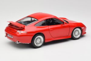 Porsche 911 996 GT3 Strasse Rot Bburago 1:18 30395 Metall – Bild 3 von 8