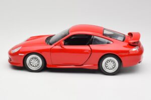 Porsche 911 996 GT3 Strasse Rot Bburago 1:18 30395 Metall – Bild 4 von 8
