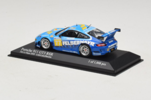 Porsche 911 GT3 R #77 M. Lieb / R. Lietz / W. Henzler 24 Hours of Le Mans 2009 Minichamps 1:43 400096977 Metall – Bild 3 von 5