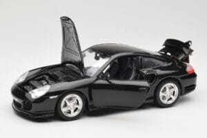 Porsche 911 996 Turbo Schwarz Bburago 1:18 3367 Metall – Bild 2 von 8