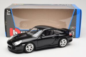 Porsche 911 996 Turbo Schwarz Bburago 1:18 18-12030 Metall – Bild 8 von 8