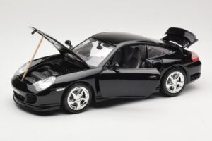 Porsche 911 996 Turbo Schwarz Bburago 1:18 18-12030 Metall – Bild 2 von 8