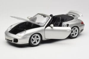 Porsche 911 996 Turbo Cabriolet Silber Maisto 1:18 31660 Metall – Bild 2 von 8