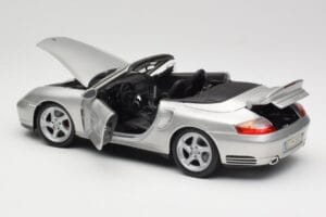 Porsche 911 996 Turbo Cabriolet Silber Maisto 1:18 31660 Metall – Bild 5 von 8