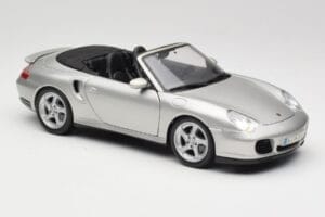 Porsche 911 996 Turbo Cabriolet Silber Maisto 1:18 31660 Metall – Bild 6 von 8