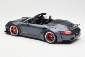 Porsche 911 997 Cabriolet Liberty Walk Grau GT Spirit 1:18 GT463 Resin – Bild 5 von 6