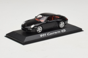 Porsche 911 997 Carrera 4S Schwarz Minichamps 1:43 WAP02010116 Metall – Bild 2 von 4
