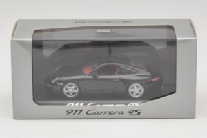 Porsche 911 997 Carrera 4S Schwarz Minichamps 1:43 WAP02010116 Metall – Bild 4 von 4