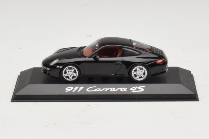 Porsche 911 997 Carrera 4S Schwarz Minichamps 1:43 Porsche 911 997 Carrera 4S Schwarz Minichamps 1:43 WAP02010116 Metall