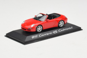 Porsche 911 997 Carrera 4S Cabriolet Rot Minichamps 1:43 WAP02015316 Metall – Bild 2 von 5