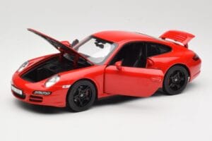 Porsche 911 997 Carrera 4S Rot Norev 1:18 187510 Metall – Bild 2 von 8