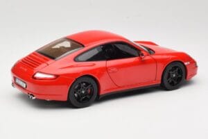 Porsche 911 997 Carrera 4S Rot Norev 1:18 187510 Metall – Bild 3 von 8