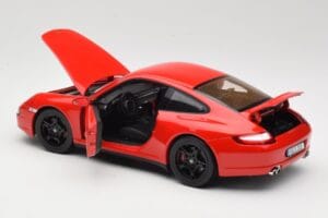 Porsche 911 997 Carrera 4S Rot Norev 1:18 187510 Metall – Bild 5 von 8