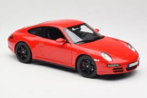 Porsche 911 997 Carrera 4S Rot Norev 1:18 187510 Metall – Bild 6 von 8