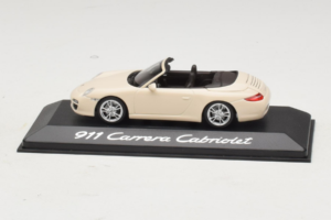 Porsche 911 997 Carrera Cabriolet Weiss Minichamps 1:43 WAP02001118 Metall