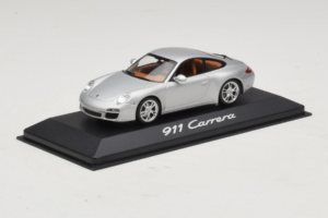 Porsche 911 997 Carrera Silver Metallic Minichamps 1:43 WAP02001218 Metall – Bild 2 von 5