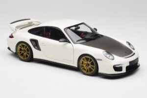 Porsche 911 997 GT2 RS Weiss & Gold Felgen Minichamps 1:18 100069406 Metall – Bild 6 von 8