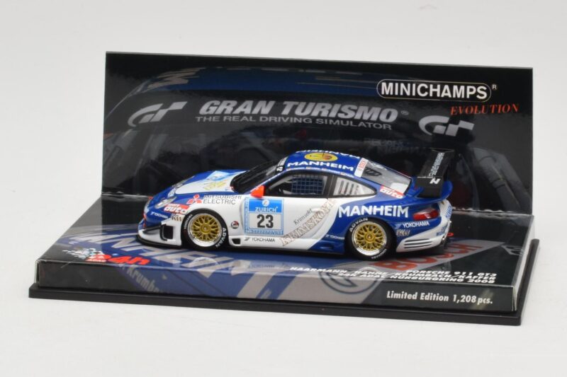 Porsche 911 997 GT3 #23 24 Hours Nurburgring 2008 Minichamps 1:43 437086823 Metall