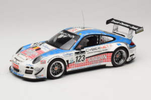 Porsche 911 997 GT3 R #123 Muhlner Motorsport E. Fumal / E. Thiry 24 Hours of Spa 2011 Minichamps 1:18 151118923 Metall
