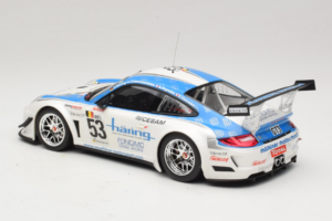 Porsche 911 997 GT3 R #53 Muhlner Motorsport P-Y. Vannelet / U. Peyroles Class Winners 24 Hours of Spa 2010 Minichamps 1:18 1 – Bild 5 von 6