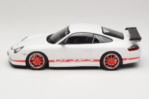 Porsche 911 996 GT3 RS Weiss Roter Streifen Minichamps 1:18 155062020 Metall – Bild 3 von 6