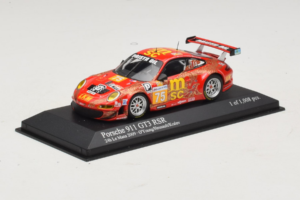 Porsche 911 997 GT3 RSR #75 O. Young / P. Hesnault 24 Hours of Le Mans 2009 Minichamps 1:43 400096975 Metall – Bild 2 von 4