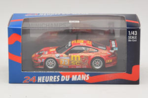 Porsche 911 997 GT3 RSR #75 O. Young / P. Hesnault 24 Hours of Le Mans 2009 Minichamps 1:43 400096975 Metall – Bild 4 von 4