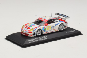 Porsche 911 997 GT3 RSR #76 R. Narac / P. Long / P. Pilet 24 Hours of Le Mans 2009 Minichamps 1:43 400096976 Metall – Bild 2 von 3