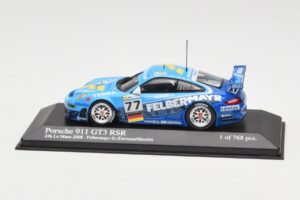 Porsche 911 997 GT3 RSR #77 Felbermayr-Proton Davidson / Henzler 24 Hours of Le Mans 2008 Minichamps 1:43 400087877 Metall
