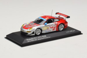 Porsche 911 997 GT3 RSR #80 J. Bergmeister / S. Neiman / D. Law 24 Hours of Le Mans 2009 Minichamps 1:43 400096980 Metall – Bild 2 von 4