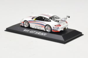 Porsche 911 997 GT3 RSR Weiss Mit Blauen und Orangen Streifen 2007 Minichamps 1:43 WAP02000618 Metall – Bild 3 von 4
