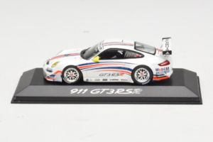 Porsche 911 997 GT3 RSR Weiss Mit Blauen und Orangen Streifen 2007 Minichamps 1:43 WAP02000618 Metall