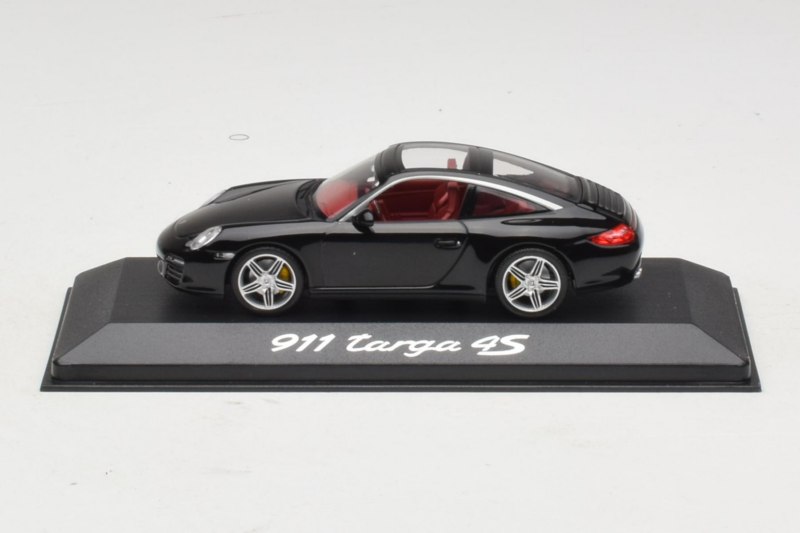 Porsche 911 997 Targa 4S Schwarz Minichamps 1:43 WAP02002518 Metall