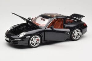 Porsche 911 997 Targa Schwarz Norev 1:18 187506 Metall – Bild 2 von 8