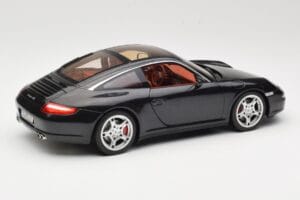 Porsche 911 997 Targa Schwarz Norev 1:18 187506 Metall – Bild 3 von 8