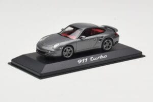 Porsche 911 997 Turbo Anthracite Grey Minichamps 1:43 WAP0200010A Metall – Bild 2 von 4