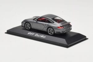 Porsche 911 997 Turbo Anthracite Grey Minichamps 1:43 WAP0200010A Metall – Bild 3 von 4