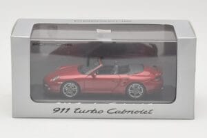 Porsche 911 997 Turbo Cabriolet Rot Minichamps 1:43 WAP0200130A Metall – Bild 4 von 4
