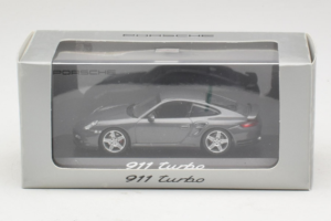 Porsche 911 997 Turbo Grey Metallic Minichamps 1:43 WAP02013116 Metall – Bild 4 von 4