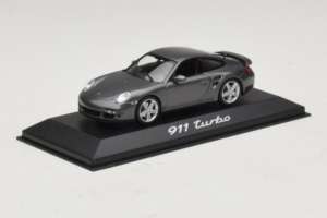 Porsche 911 997 Turbo Grey Metallic Minichamps 1:43 WAP02013016 Metall – Bild 2 von 5