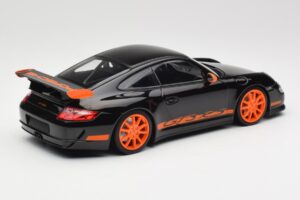 Porsche 911 997.1 GT3 RS Schwarz Minichamps 1:18 155062121 Metall – Bild 2 von 6