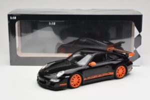 Porsche 911 997.1 GT3 RS Schwarz Minichamps 1:18 155062121 Metall – Bild 6 von 6