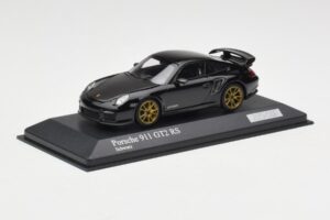 Porsche 911 997.2 GT2 RS Schwarz mit Goldenen Felgen Minichamps 1:43 400069402 Metall – Bild 2 von 4