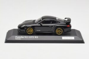 Porsche 911 997.2 GT2 RS Schwarz mit Goldenen Felgen Minichamps 1:43 400069402 Metall