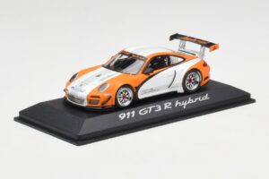 Porsche 911 GT3 R Hybrid 997.2 Presentation White Orange Minichamps 1:43 WAP0201170B Metall – Bild 2 von 4