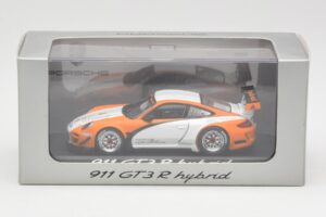 Porsche 911 GT3 R Hybrid 997.2 Presentation White Orange Minichamps 1:43 WAP0201170B Metall – Bild 4 von 4