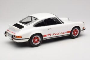 Porsche 911 Carrera RS 2.7 Grand Prix White With Red Norev 1:12 127514 Metall – Bild 2 von 6